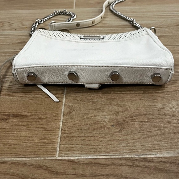 Rebecca Minkoff White Leather Crossbody Bag - Picture 5 of 6